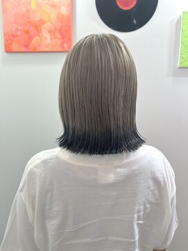 デート 下北沢(DATE) ダブルカラーミルクティーカラーケアブリーチハイトーン