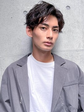 オーブ ヘアー モナ 宮崎店(AUBE HAIR mona) 20代・30代_センターパート