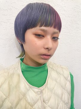 レガーレ(Legare) セパレートカラーのマッシュウルフ/ワイドバング