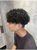 波巻きスパイラルパーマ1