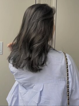 ザックジングウ 表参道(ZACC JINGU) グレージュ/暗髪グレージュ/ミディアムレイヤー/透明感カラー