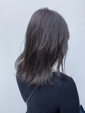 アリーズ シブヤ(ALLYS shibuya) 透け感 ラベンダーグレージュ レイヤーカット