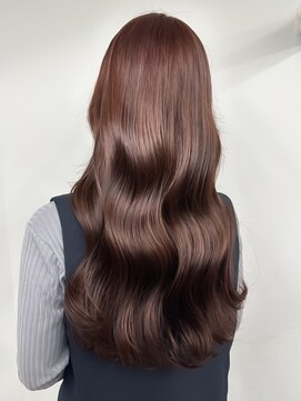 スタートウキョウ 渋谷(STAR TOKYO) 黒髪韓国ヘア/レイヤーロング小顔韓国前髪顔周り/レッドブラウン