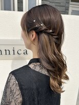 ヘアー テクニカ(hair Technica)&nbsp;お呼ばれヘアセット　岡山/十日市/大元/岡南
