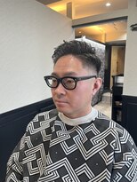 プラウド(PROUD)&nbsp;サイドパート/ツイストスパイラルパーマ/スキンフェード/