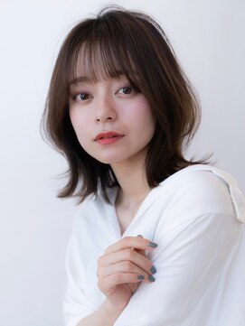 イオ 本厚木(io) レイヤーボブニュアンスカラーくびれ韓国ヘア小顔カット前髪