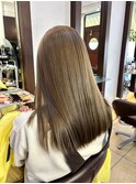 ブリーチ無し#くすみベージュ#マロンベージュ#ハイトーンカラー