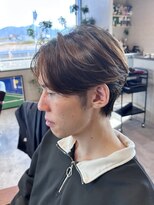 イェル(ELL.) センターパート韓国風刈り上げツーブロック爽やか学生カット