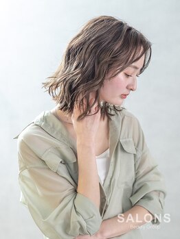 サロンズ ピフレ新長田店(SALONS)の写真/＜カット￥2200～＞お得なクーポン多数ご用意！高クオリティをお手頃価格でご提供♪メンテナンスにも◎