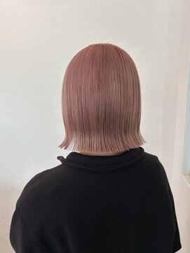 リアン 熊谷本店(Rien) ハイトーンボブピンクベージュ！