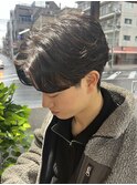 ニュアンスパーマ/センターパート/押上