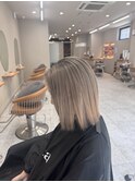 ブリーチ デザインカラー 三宮 シャドールーツ ハイトーン ボブ