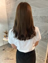 ジル アンク(Jill ankh)&nbsp;《姫路　Jillankh》オリーブベージュ　ダブルカラー　艶髪