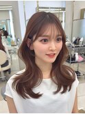 似合わせ顔まわり前髪レイヤーカット前髪サイドバング顔周り