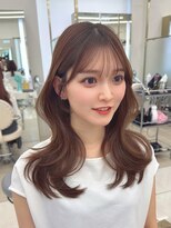 コア 銀座(COA) 似合わせ顔まわり前髪レイヤーカット前髪サイドバング顔周り