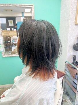 ファンヘアメイク(Fun hair make) インナーオレンジ