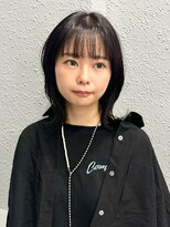 バイエイト(X８)&nbsp;ミディアム　暗髪　カシスピンク