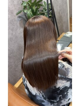 ココア(cocoa) 地毛風カシミアストレート