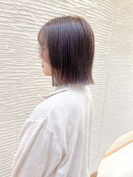 モリオ フロム ロンドン サッポロファクトリー店(morio FROM LONDON) 【morio】札幌ボブ ぱつっと外ハネ切りっぱなしボブ