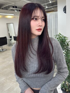 クレム 博多駅店(ChLem) レイヤーカット 艶カラー 艶髪 顔周り 髪質改善 福岡美容室