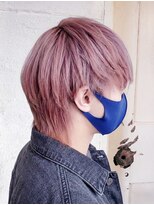 エノア 東京(ENORE) メンズウルフ|ピンクベージュ|ダブルカラー