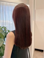 ポジ(poji)&nbsp;ニュアンスパーマ　髪質改善カラー　顔まわり　レイヤー　艶髪