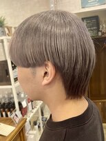 クオリア(Quaria)&nbsp;メンズシルバーウルフカット 【韓国ヘア 仙台　多賀城】
