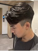 横浜西口ニュアンスパーマ毛流れセンターパートフェザーパーマ