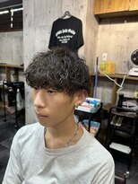 メゾンフォーメン(Maison for men)&nbsp;波巻きパーマ　波巻きスパイラルパーマ