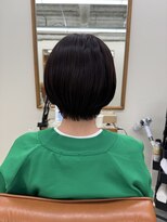 タミーズ 金山(Tummy's)&nbsp;耳掛けマッシュショート×オレンジブラウン