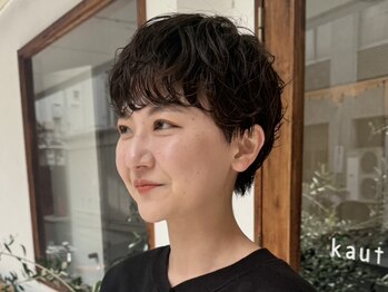 カウチ(Kauti)の写真/朝は何もしなくて大丈夫！手ぐしだけでスタイリングできちゃう、思い通りにキマるパーマスタイルに♪