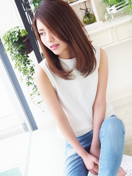 ジュレベール(JurerBelle) 【ジュレベール 松田】 大人女子ワンカールストレートセミディ☆