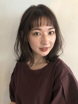 ヴェイン(VEIN)&nbsp;大人かわいい/フリンジウェーブ/ココアブラウン/ミディ