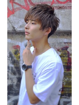 レア 中野(Le'a) Le'a齋藤お洒落メンズマッシュツーブロックネープレス