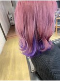 パールピンク★インナーパープル