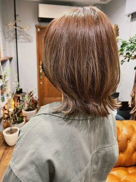 ウィーク 梅田(UiiC) 大人なくびれヘア◆軽やかボブルフ【uiic umeda sachi】