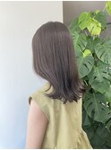 sosoシアーグレージュ　ミディアムヘア