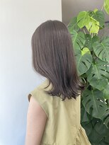 ソソ(soso)&nbsp;sosoシアーグレージュ　ミディアムヘア