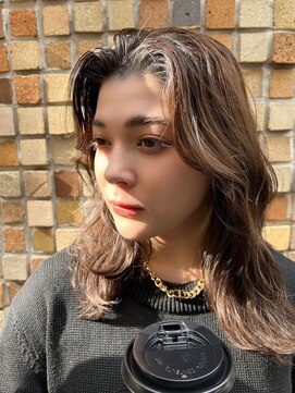 ジーナ 渋谷駅前(Zina) 髪質改善＊顔周りレイヤーグレージュ＊美髪【Zina 渋谷】