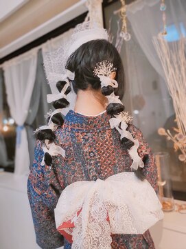 イノチカ(INOCHIKA) リボンヘアアレンジ