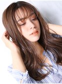 大人可愛い小顔美髪ツヤ髪ふんわりカールモカブラウンA3