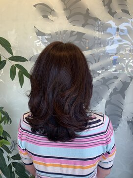 エディット アンド 緑地(Edit&) 30代/40代/50代/大人の色気ミディアムレイヤー