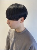 【マッシュ】ツヤ髪　ストレート　刈り上げ　ツーブロック　平針
