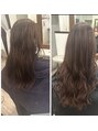 ヘアメイクアート(Hair make Art)&nbsp;リタッチと長さだしのため40本エクステをつけました
