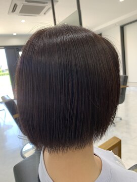 ディティール(Detail) ショートボブ×オリエンタルピンク