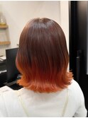 グラデーションオレンジカラー