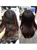 リラエ(North Lyrae)&nbsp;艶髪縮毛矯正Before/After