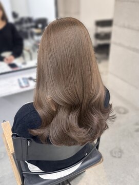 フォンズ(FONS) 上品韓国明るめベージュヘア