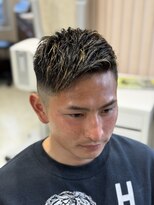 アラカワオム(homme) フェザーショート/刈り上げショート/メンズカット