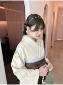 卒業式ヘアセット
